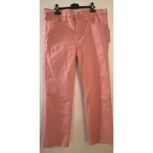 EDWIN Women's BREE Pink Petal Denim Jeans Slim Straight Size‎ 34" Stretch NWT